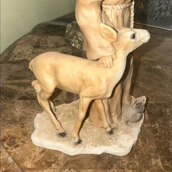 Italian Vintage Saint Francis of Assisi Castagna   Sculpture 1989 - Picture 8 of 13